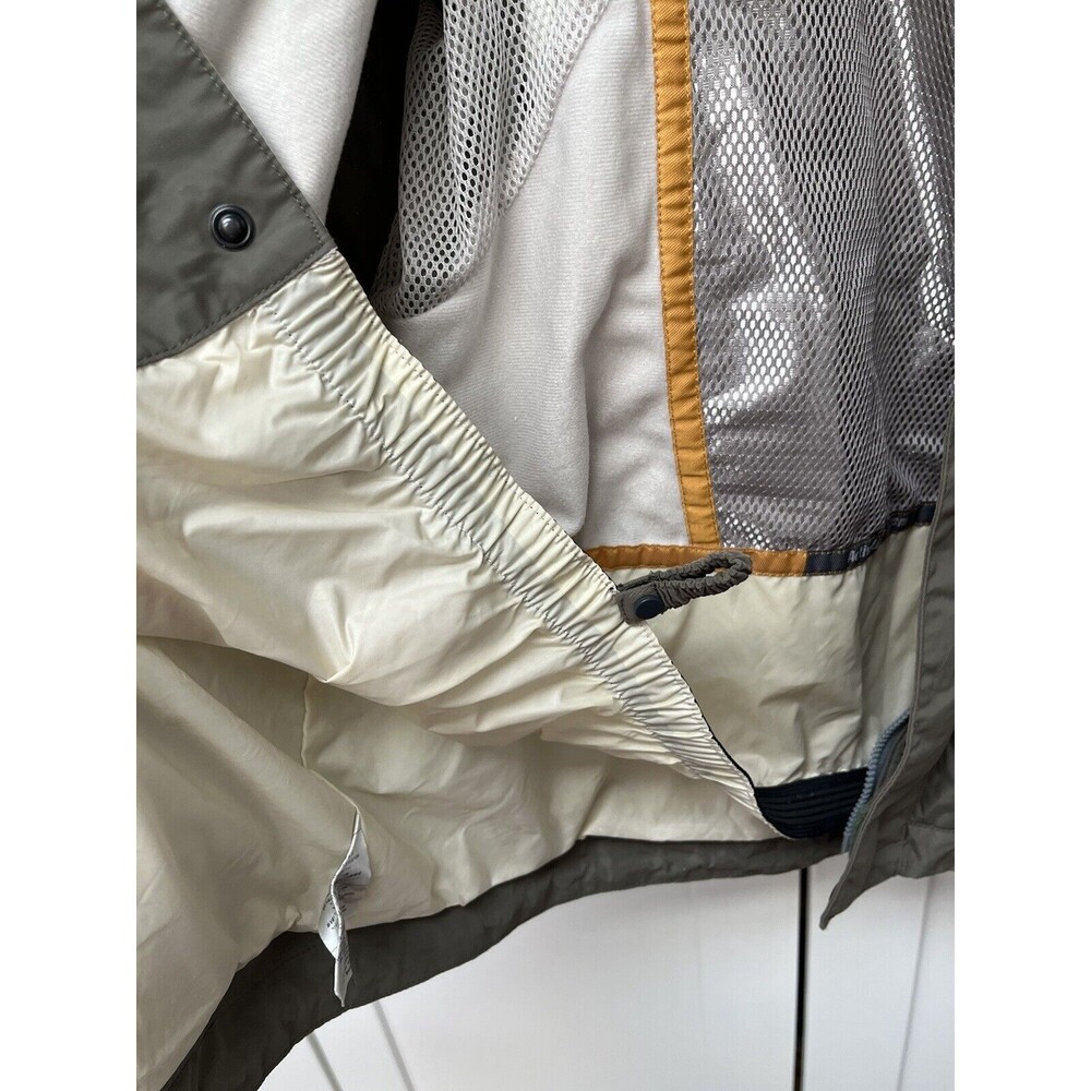 Burton Snowboards Tactic Yellow/Gray Full Zip Hoodie Jacket Womens Sz S Biolite - Picture 8 of 12